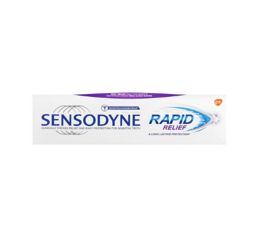 Picture of SENSODYNE TOOTH PASTE - RAPID RELIEF ORIGINAL 75ml 