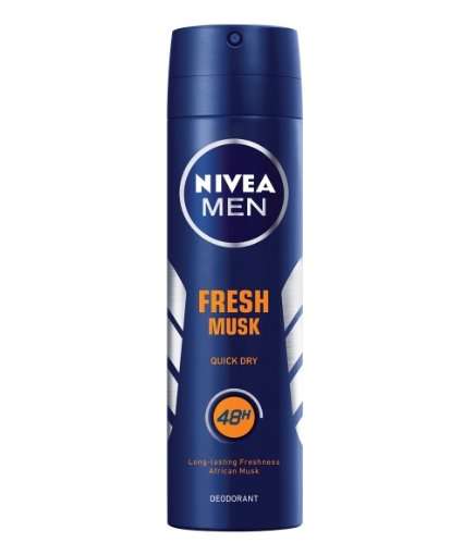 Picture of NIVEA MEN DEODORANT SPRAY - FRESH MUSK 150ml