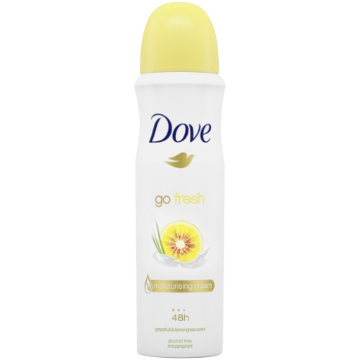 Picture of DOVE LADIES DEODORANT ANTI PERSPIRANT - GRAPEFRUIT & LEMONGRASS 150ml