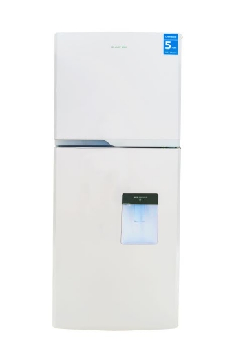 Picture of CAPRI TOP FREEZER / BOTTOM FRIDGE WITH WATER DISPENSER WHITE 290L