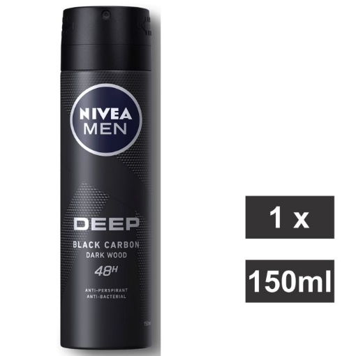 Picture of NIVEA MEN DEODORANT SPRAY - DARK WOOD 150ml