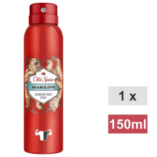 Picture of OLD SPICE MEN DEODORANT SPRAY - BEARGLOVE 150ml