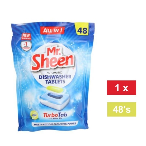 Picture of MR SHEEN AUTOMATIC DISHWASHING TABLETS LEMON 48's