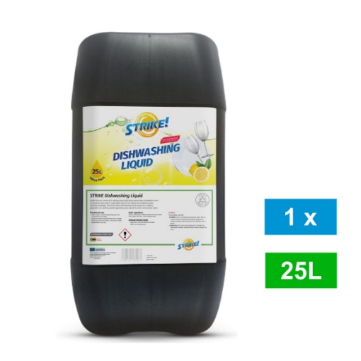 Picture of STRIKE LEMON DISHWASHING LIQUID 25L   