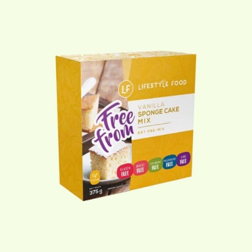 Picture of  LIFESTYLE FOOD GLUTEN FREE VANILLA SPONGE CAKE MIX 375g 