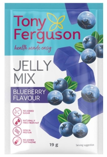 Picture of TONY FERGUSON DIET JELLY BLUEBERRY 19g