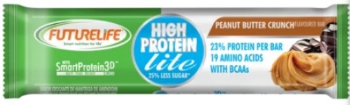 Picture of FUTURELIFE HIGH PROTEIN LITE PEANUT BUTTER CRUNCH FLAVOURED BAR 40g