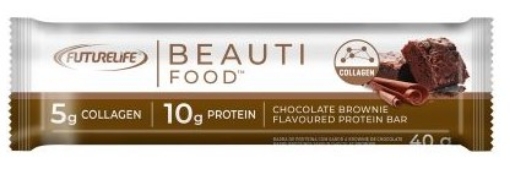 Picture of FUTURELIFE BEAUTI FOOD CHOCOLATE BROWNIE FLAVOURED PROTEIN BAR 40g 