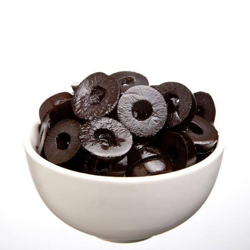 Picture of MEDITERRANEAN DELICACIES BLACK SLICED OLIVES 3kg