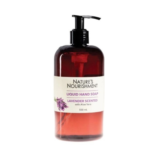 Picture of NATURES NOURISHMENT LAVENDER LIQUID HAND WASH 500ml 