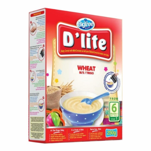 Picture of D'LITE WHEAT BABY CEREAL 250g 