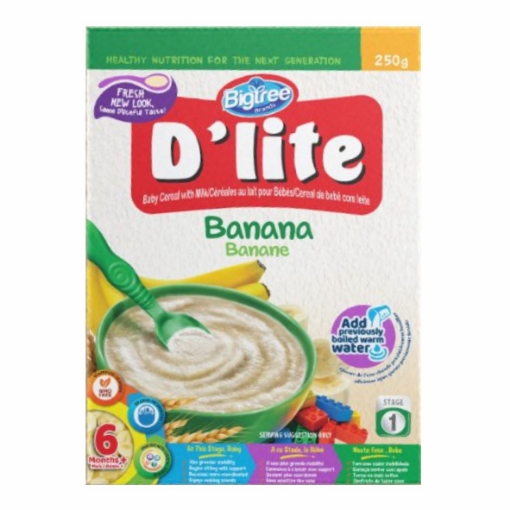 Picture of D'LITE BANANA BABY CEREAL 250g 