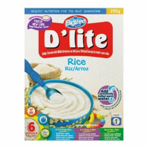 Picture of D'LITE RICE BABY CEREAL 250g 