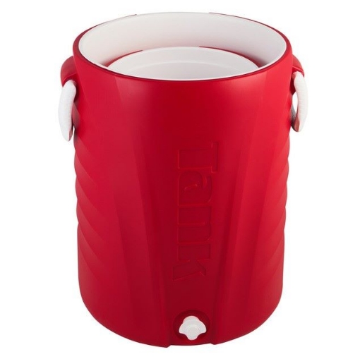 Picture of TANK ROUND 5 PIECE COOLER BOX - RED
