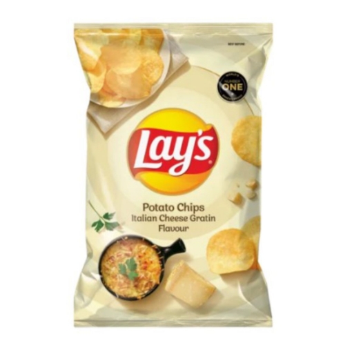Picture of LAY'S ITALIAN CHEESE GRATIN FLAVOUR POTATO CHIPS 105g 