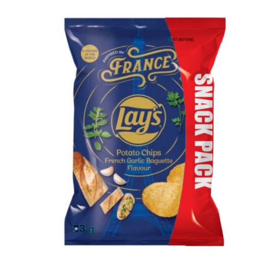 Picture of LAY'S FRENCH GARLIC BAGUETTE FLAVOURED POTATO CHIPS 23g 